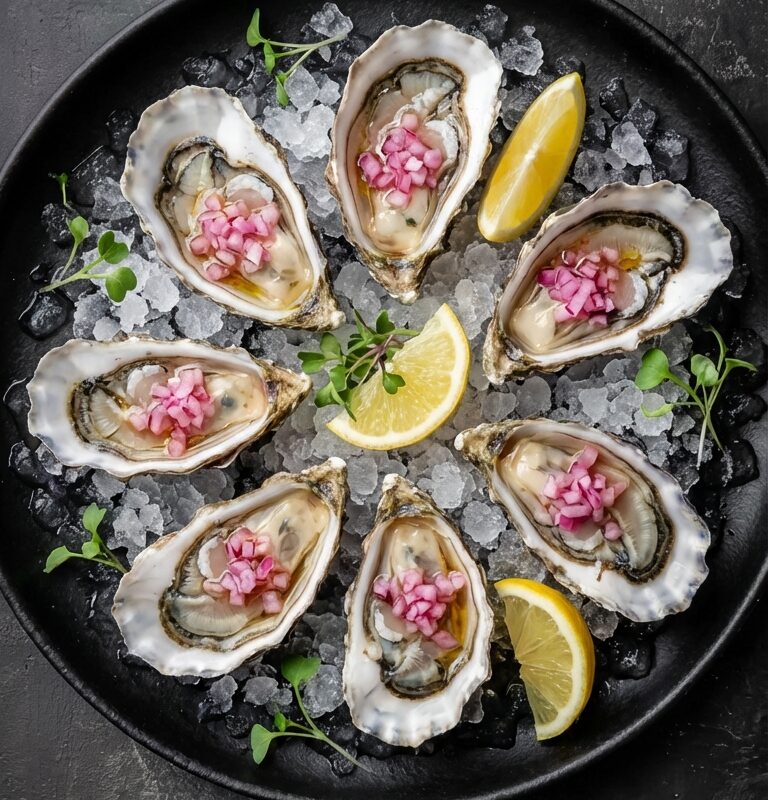 Østers (naturell / vinaigrette)