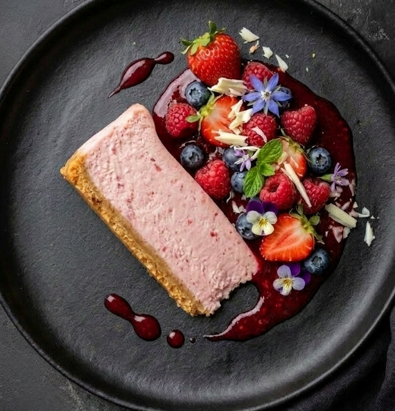 Jordbærostekake